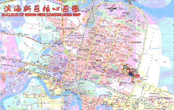 天津经济技术开发区地图